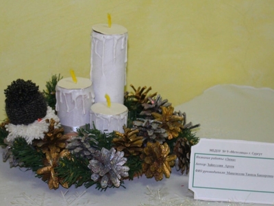 Из выставки творческих работ "Чудеса красавицы зимы"